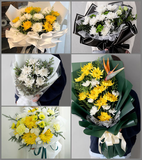 广西来宾金秀县罗香乡白事花束代送